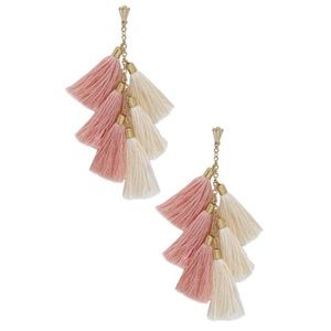 NWOT! Ettika DayDreamer Tassel Earrings
